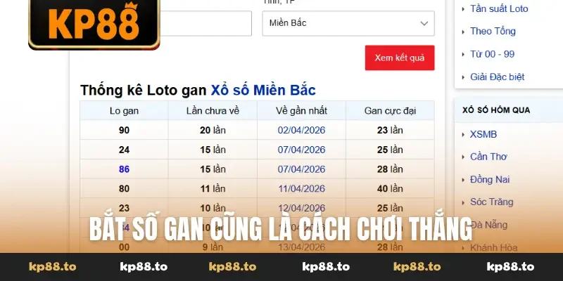 Bắt số gan cũng là cách chơi thắng