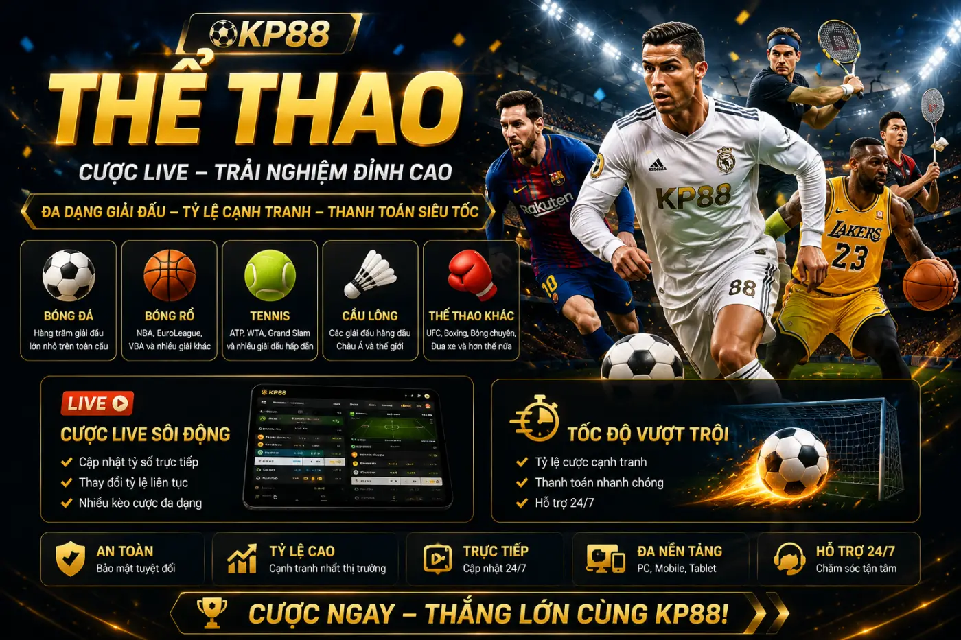 Thể thao tại KP88